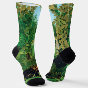 Henri Rousseau - Die lustigen Possenreißer Socken