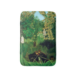 Henri Rousseau - Die Merry Jesters Badematte