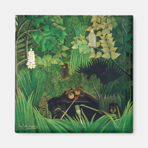 Henri Rousseau - Die Merry Jesters Magnet