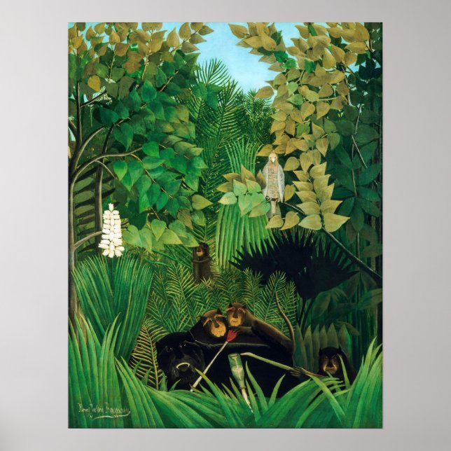 Henri Rousseau - Die Merry Jesters Poster (Vorne)