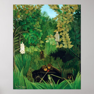 Henri Rousseau - Die Merry Jesters Poster