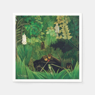 Henri Rousseau - Die Merry Jesters Serviette