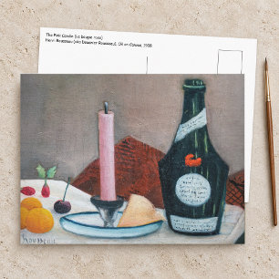 Henri Rousseau - Die rosa Kerze Postkarte