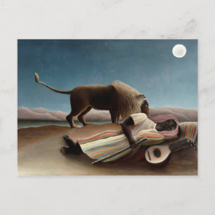 HENRI ROUSSEAU - Die schlafende Sinti und Roma 189 Postkarte