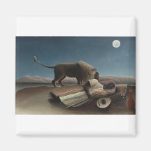 Henri Rousseau Die schlafende Sinti und Roma mit k