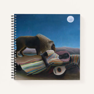 Henri Rousseau - Die schlafende Sinti und Roma Notizbuch