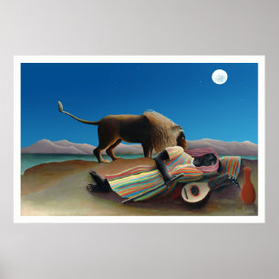 Henri Rousseau - Die schlafende Sinti und Roma Poster