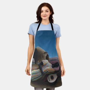 Henri Rousseau - Die schlafende Sinti und Roma Schürze