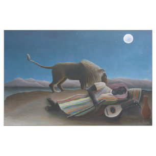 Henri Rousseau - Die schlafende Sinti und Roma Stoff