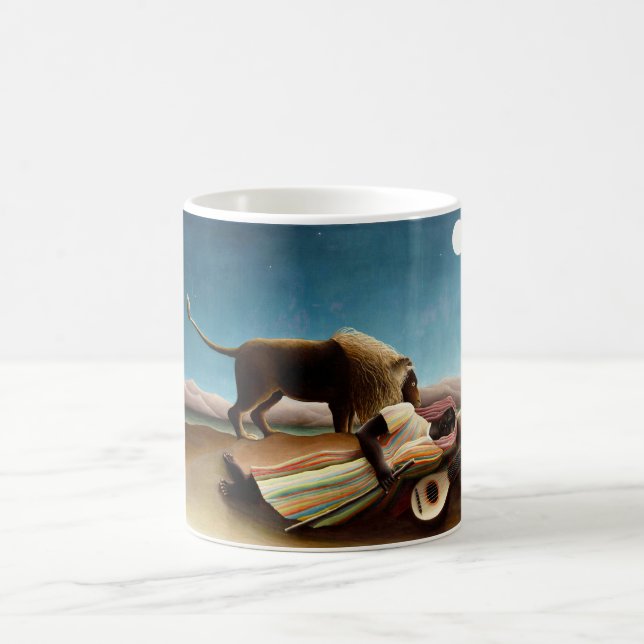 Henri Rousseau Die schlafende Sinti und Roma-Tasse Tasse (Mittel)