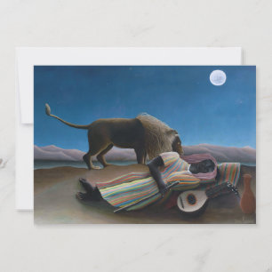 Henri Rousseau - Die schlafende Zigeunerin Einladung