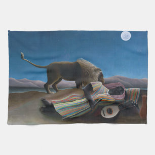 Henri Rousseau - Die schlafende Zigeunerin Geschirrtuch