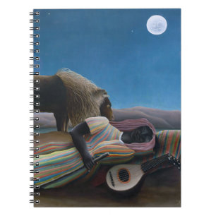 Henri Rousseau - Die schlafende Zigeunerin Notizblock