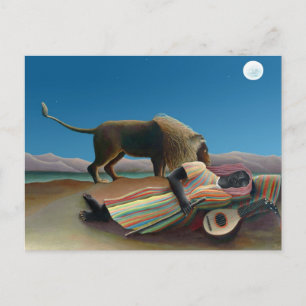 Henri Rousseau - Die schlafende Zigeunerin Postkarte