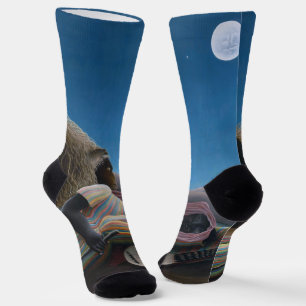 Henri Rousseau - Die schlafende Zigeunerin Socken