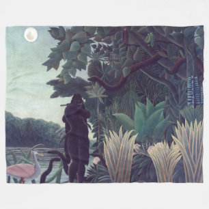 Henri Rousseau - Die Schlange Charmer Fleecedecke