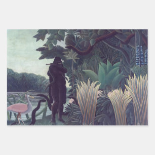 Henri Rousseau - Die Schlange Charmer Geschenkpapier Set