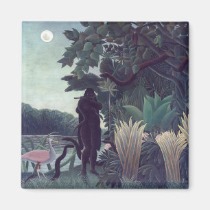 Henri Rousseau - Die Schlange Charmer Magnet