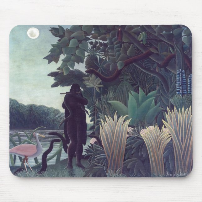 Henri Rousseau - Die Schlange Charmer Mousepad (Vorne)