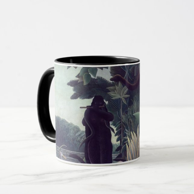 Henri Rousseau - Die Schlange Charmer Tasse (Vorderseite Links)