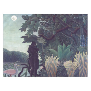 Henri Rousseau - Die Schlange Charmer Tischdecke