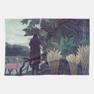 Henri Rousseau - Die Schlangenbeschwörerin Geschirrtuch
