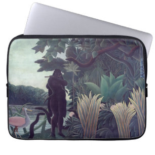 Henri Rousseau - Die Schlangenbeschwörerin Laptopschutzhülle