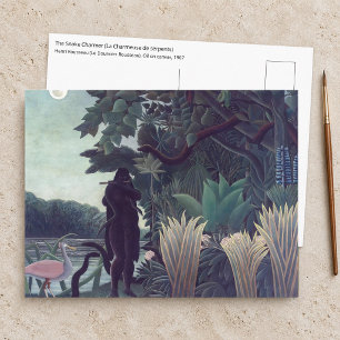 Henri Rousseau - Die Schlangenbeschwörerin Postkarte