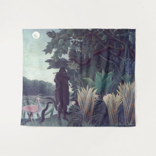 Henri Rousseau - Die Schlangenbeschwörerin Wandteppich