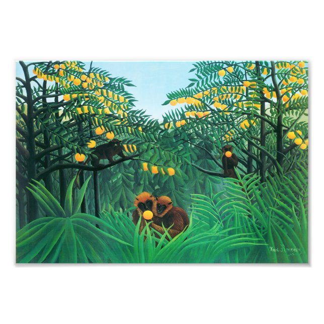 Henri Rousseau Die Tropen Fotodruck (Vorne)