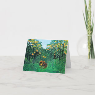 Henri Rousseau die Tropen Karte