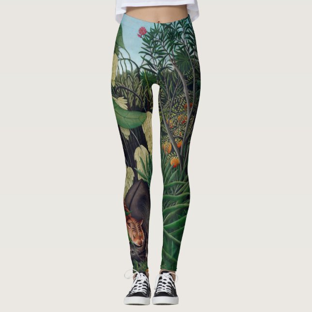 Henri-Rousseau-Dschungel-Leggings Leggings (Vorderseite)
