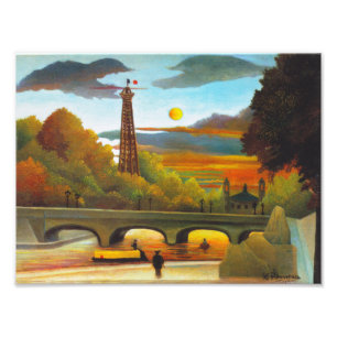 Henri Rousseau Eiffelturm bei Sunset Print Fotodruck