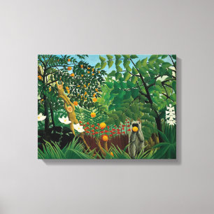 Henri Rousseau Exotische Landschaft Canvas Print Leinwanddruck