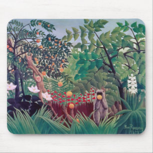 Henri Rousseau - Exotische Landschaft Mousepad