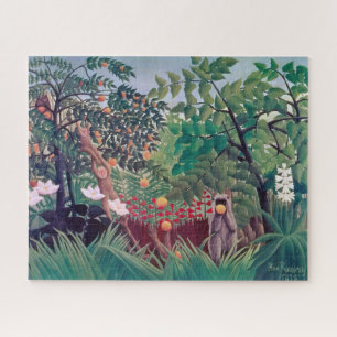 Henri Rousseau - Exotische Landschaft Puzzle