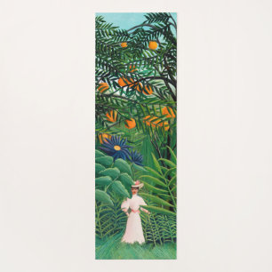 Henri Rousseau - Frau, die in einem exotischen Wal Yogamatte