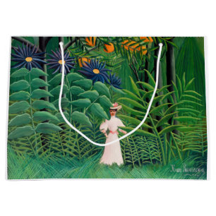 Henri Rousseau - Frauen wandern in einem exotische Große Geschenktüte