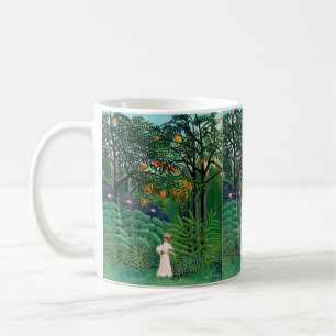 Henri Rousseau - Frauen wandern in einem exotische Kaffeetasse