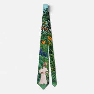 Henri Rousseau - Frauen wandern in einem exotische Krawatte