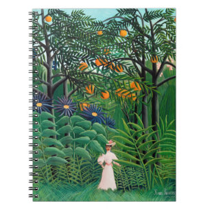 Henri Rousseau - Frauen wandern in einem exotische Notizblock