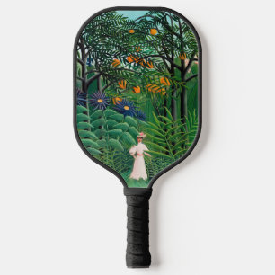 Henri Rousseau - Frauen wandern in einem exotische Pickleball Schläger
