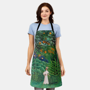 Henri Rousseau - Frauen wandern in einem exotische Schürze