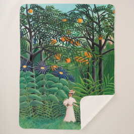 Henri Rousseau - Frauen wandern in einem exotische Sherpadecke