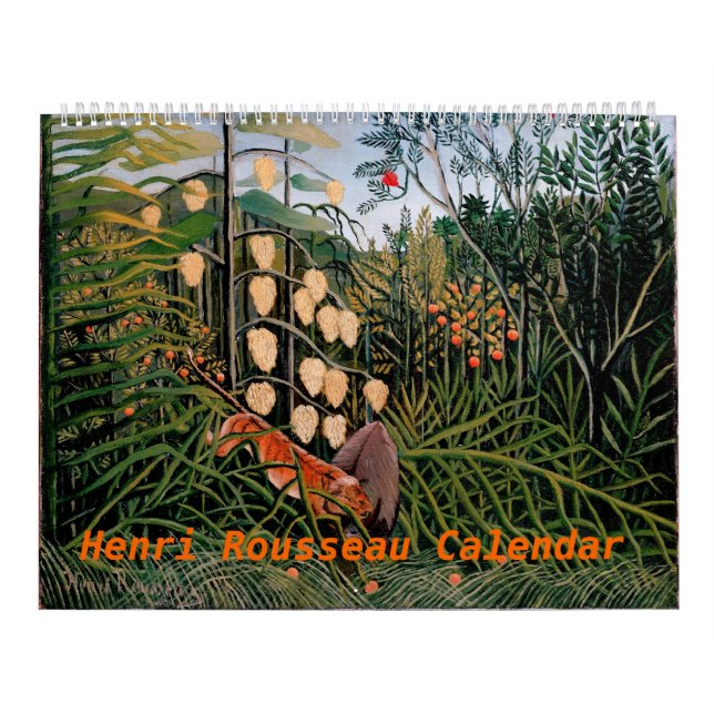 Henri Rousseau-Grafik Kalender (Titelbild)