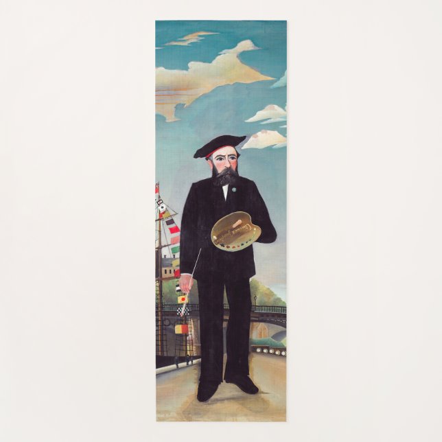 Henri Rousseau - Ich selbst Portrait Landschaft Yogamatte (Vorderseite)