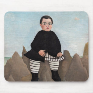 Henri Rousseau - Junge auf den Felsen Mousepad