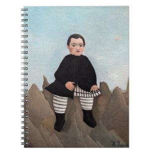 Henri Rousseau - Junge auf den Felsen Notizblock