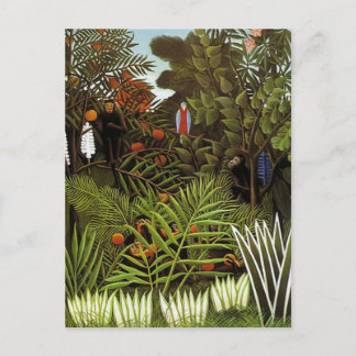 Henri Rousseau - Jungle Landscape Postkarte