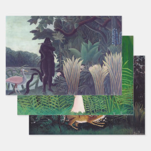 Henri Rousseau - Jungle Masterpiece Selection Geschenkpapier Set